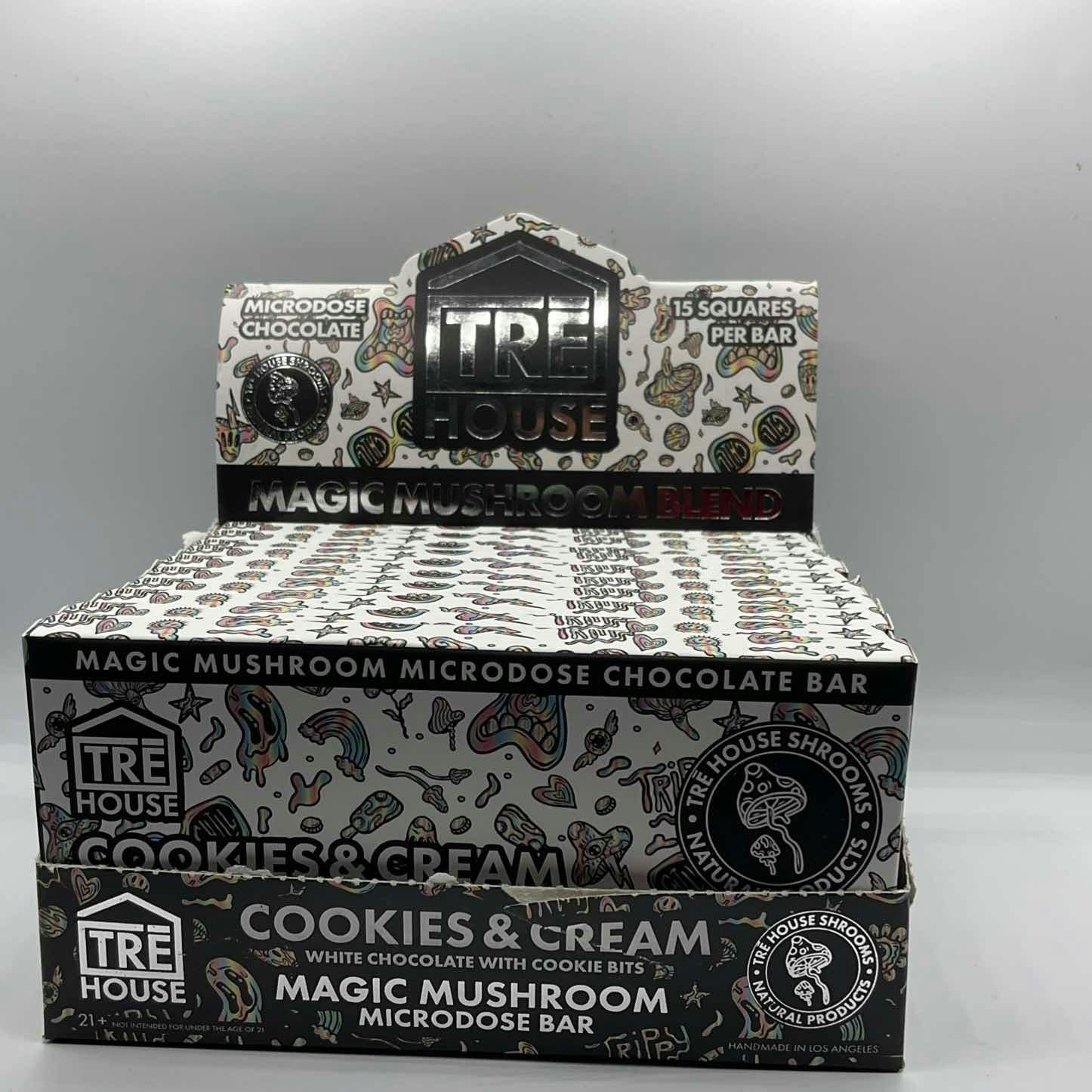 TREHOUSE COOKIES N CREAM CHOCOLATE MAGIC MUSHROOM