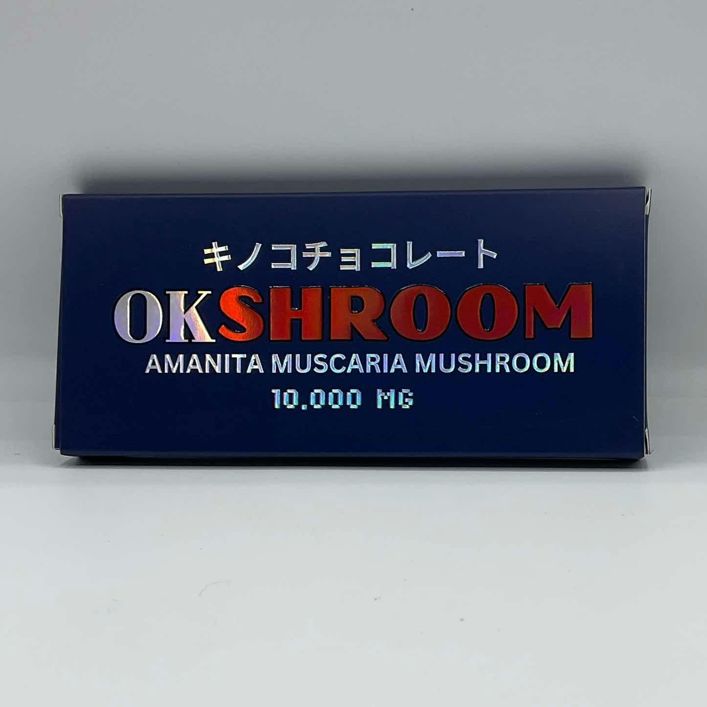 OKSHROOM CHOCOLOTE BAR AMANITA MUSCARIA MUSHROOM 10,000