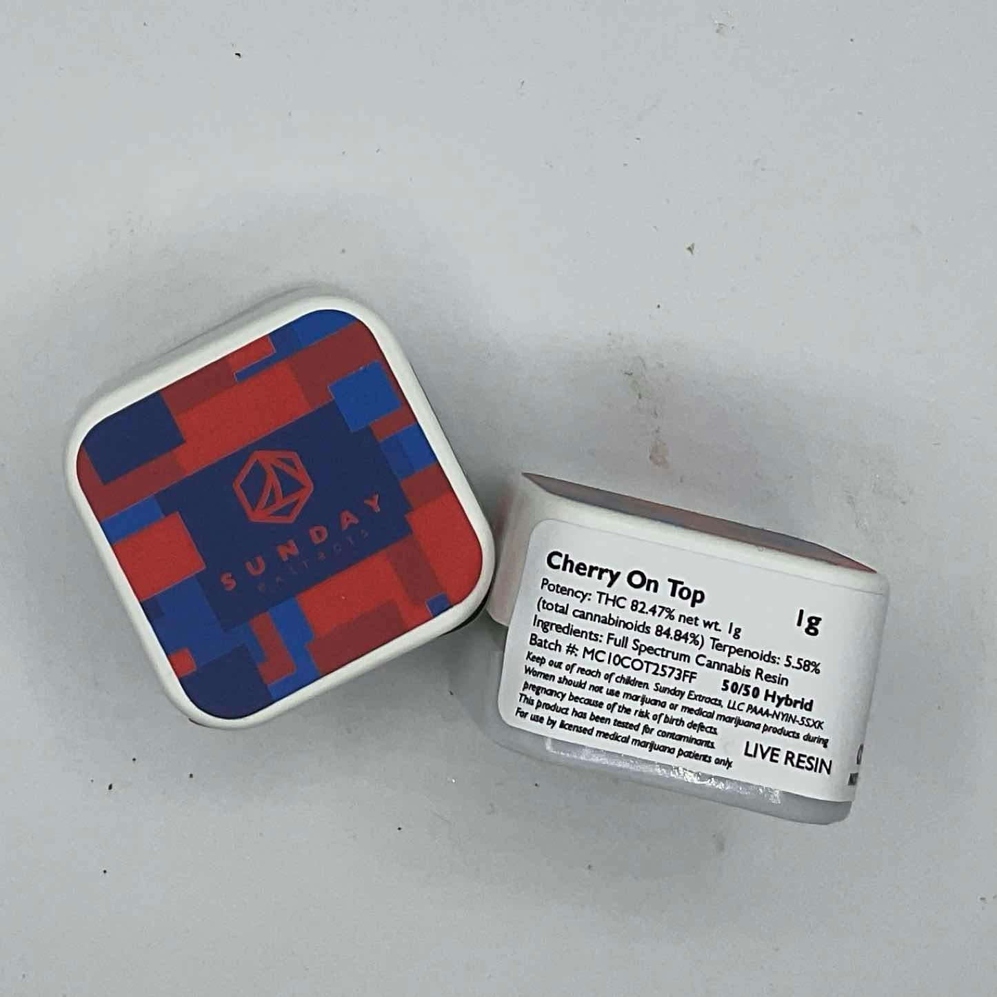 1g Concentrate Cherry On Top (Live Resin)