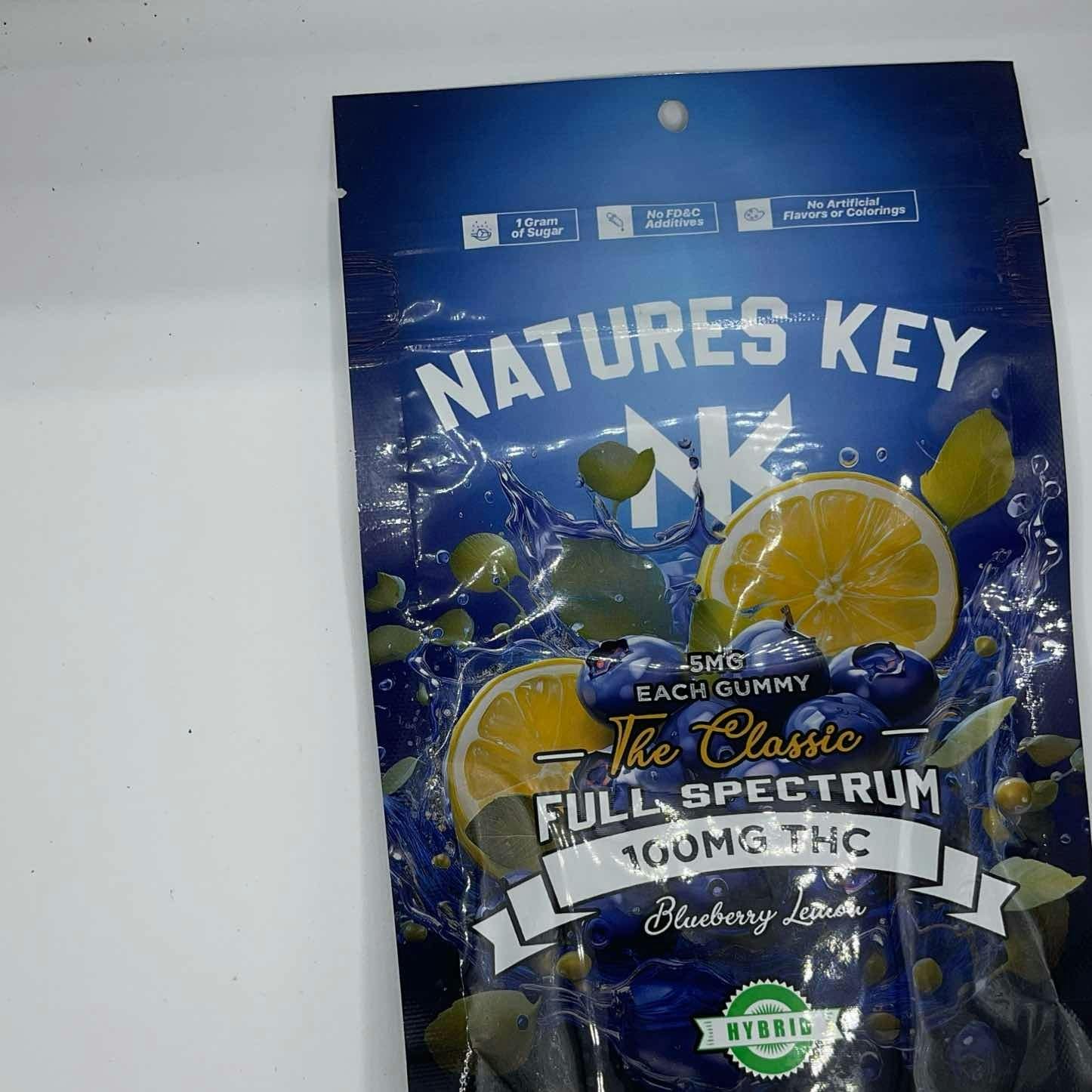 NK 100mg THC Blueberry Lemon - Gummies