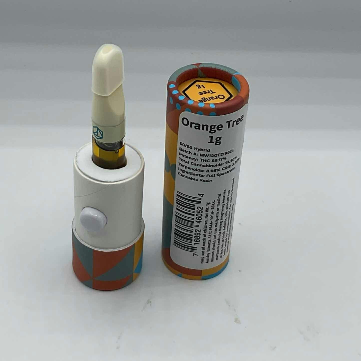 1g Cured Resin Cartridge Orange Tree (Live Resin)