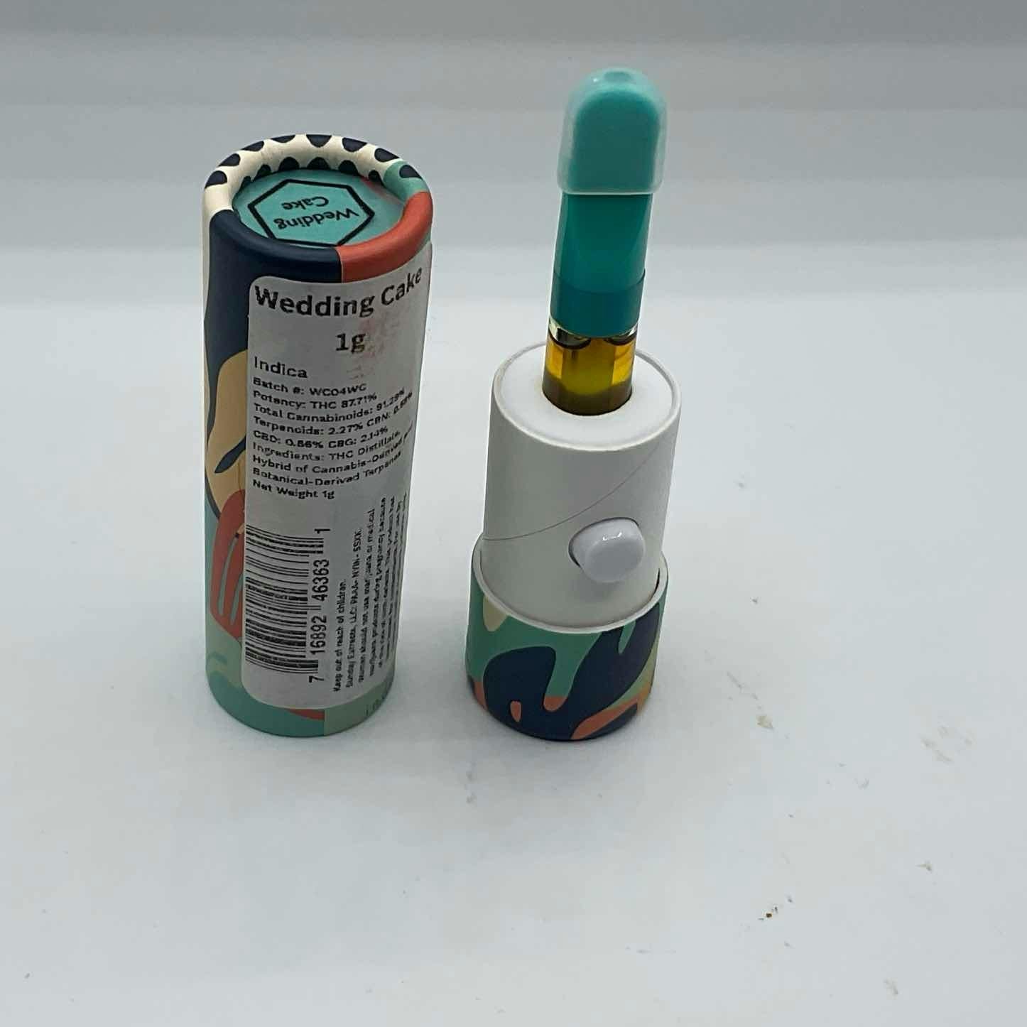 1g Tropical Flavor Cartridge Wedding Cake