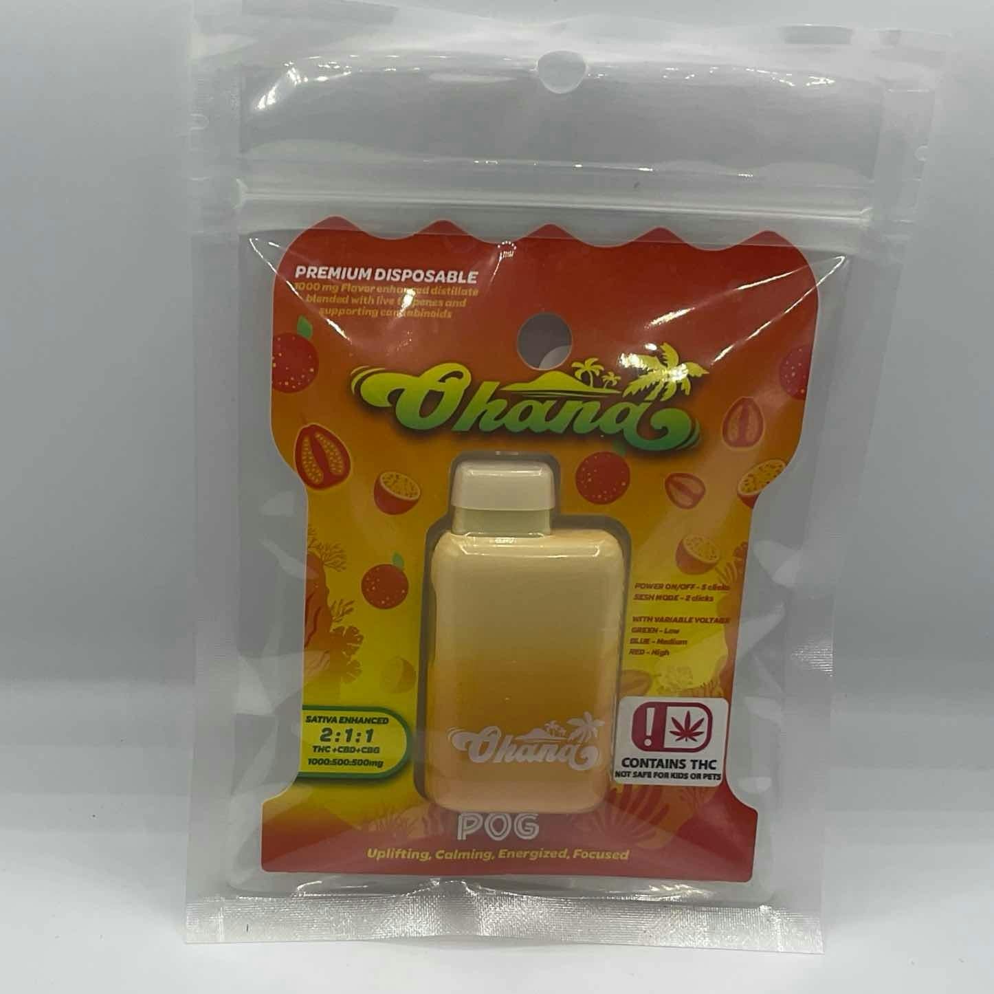 2:1:1 Passion orange guava POG Disposable