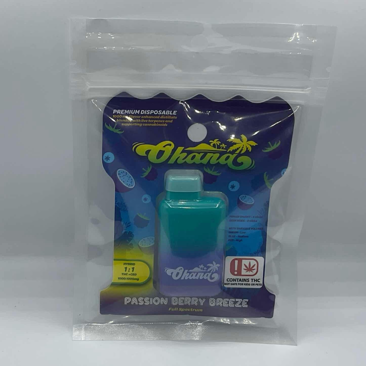 1:1 Passion Berry Breeze Disposable