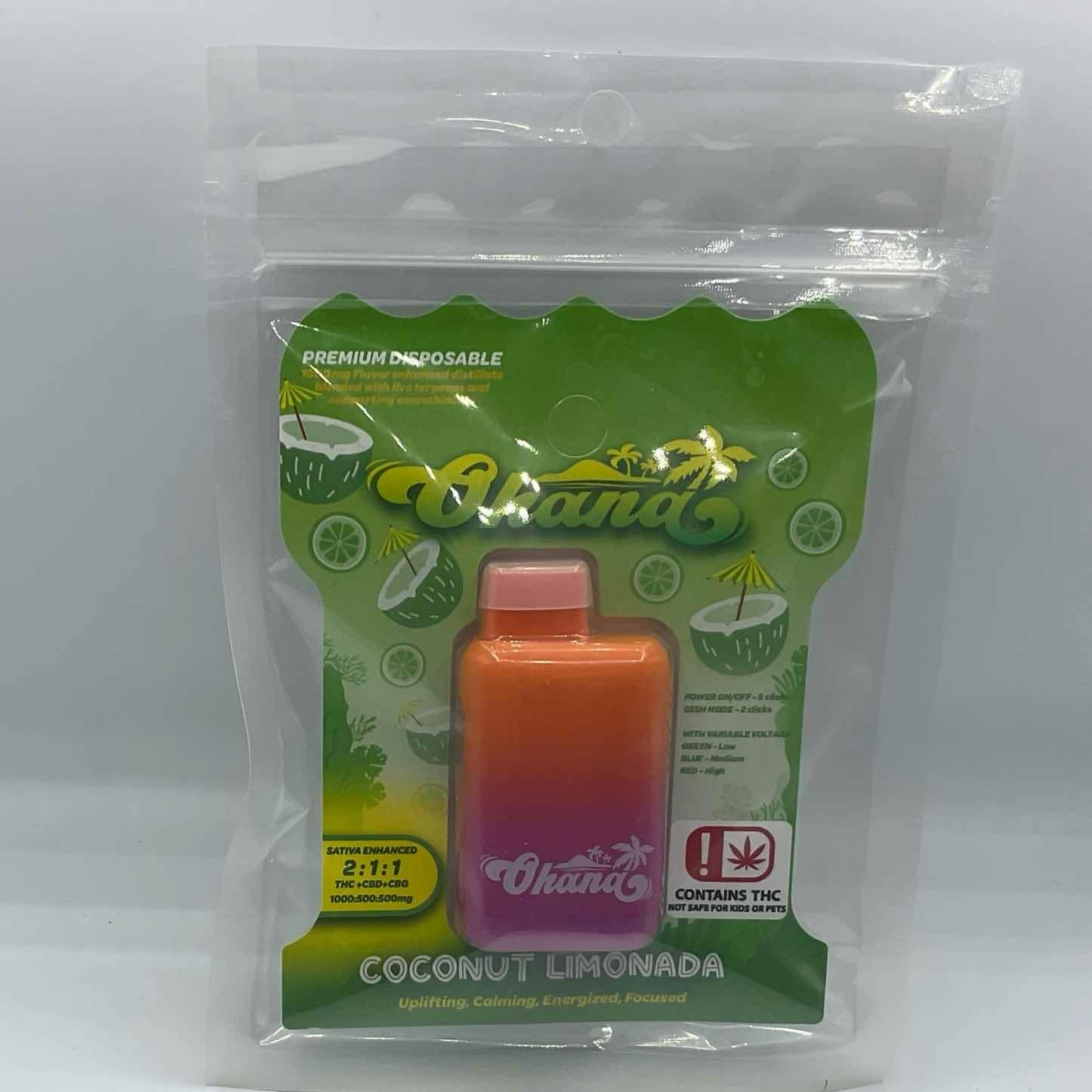 2:1:1 Coconut Limonada Disposable