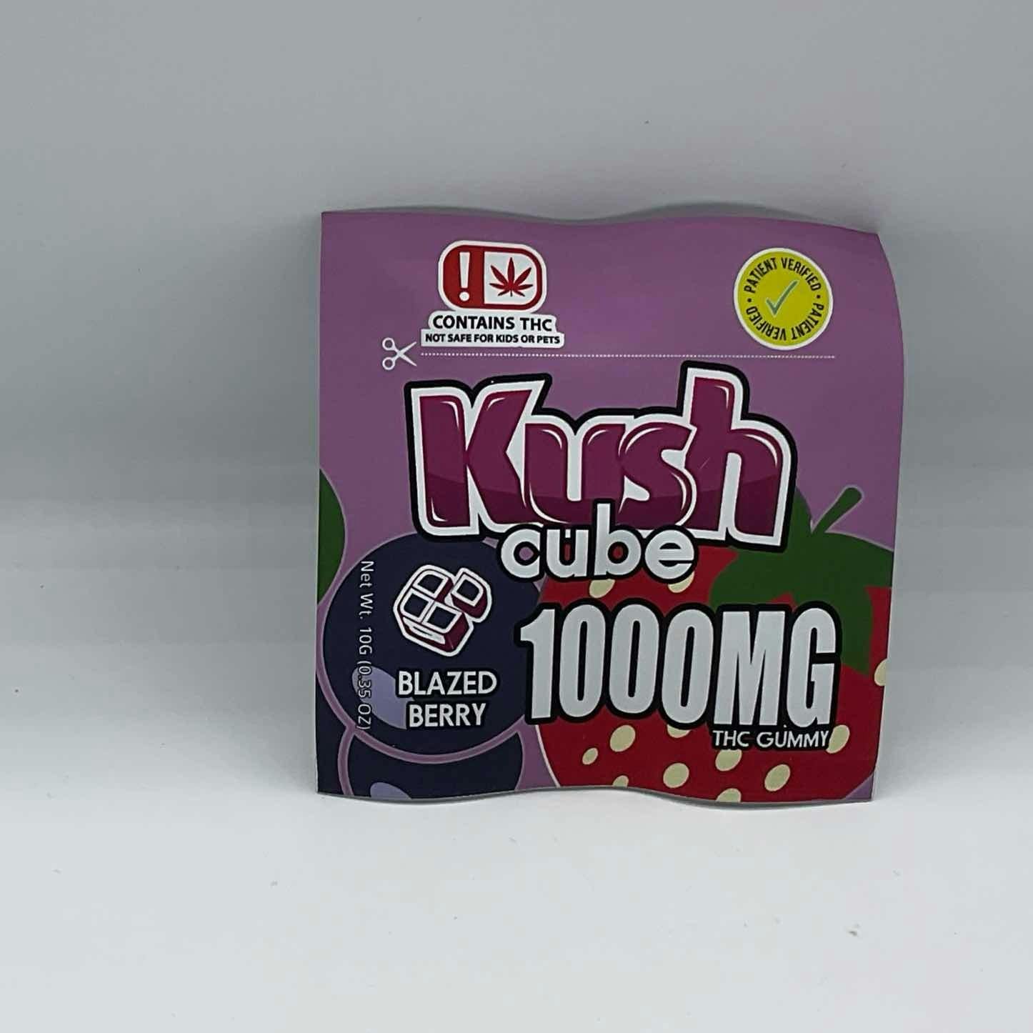 Kush Cube -SINGLE- 1000mg THC - Blazed Berry