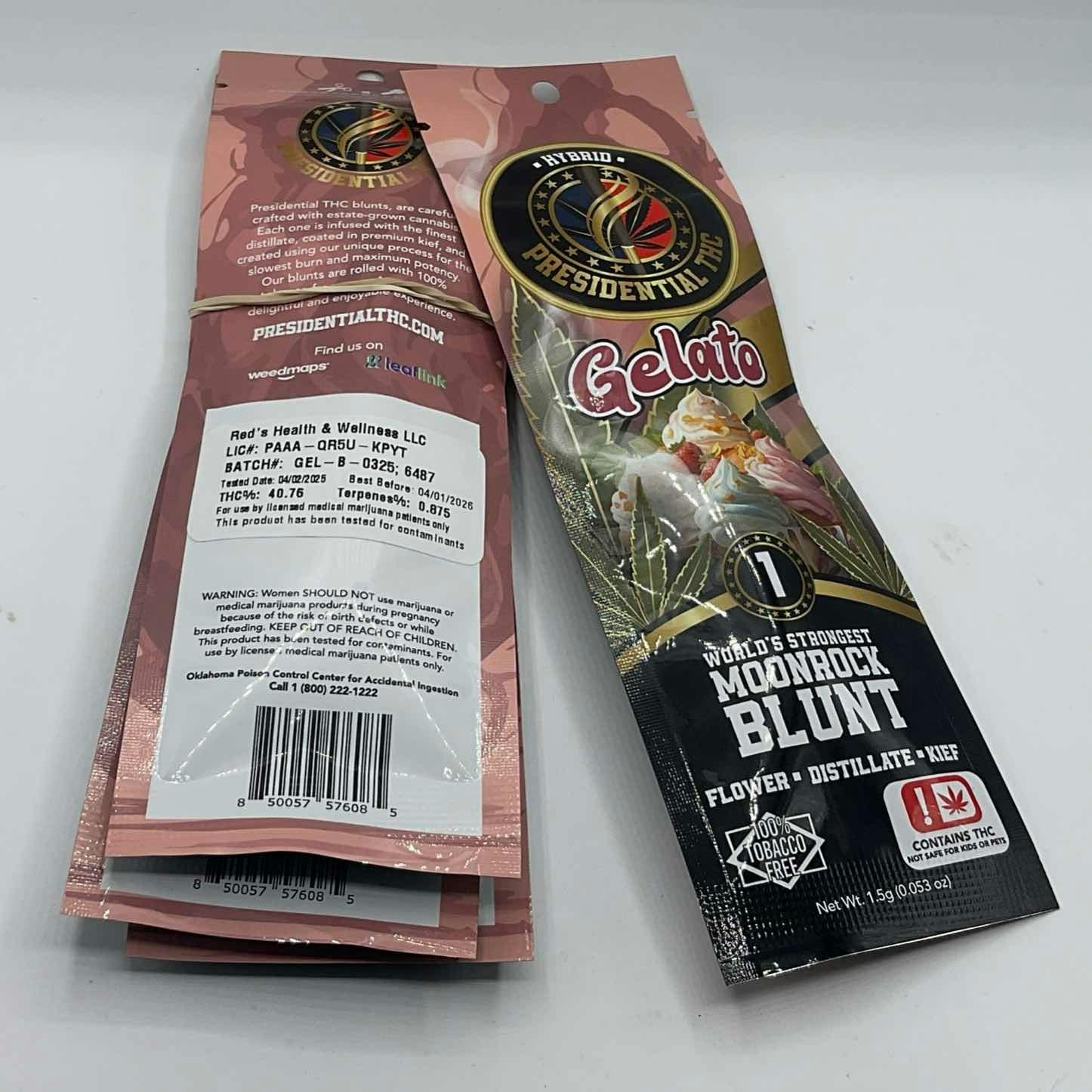 Gelato | Moon Rock Infused Blunt | 1.5g