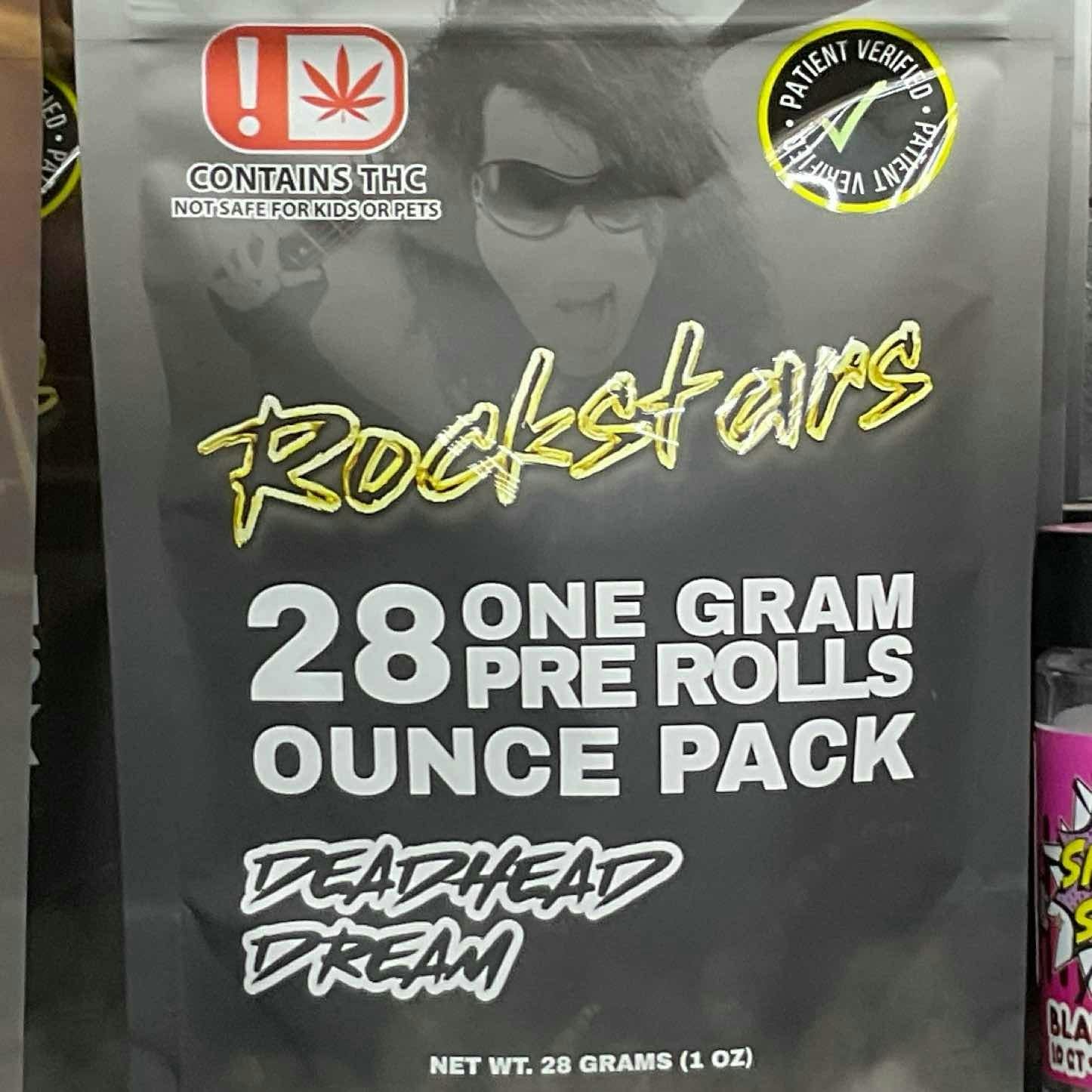 Rockstars - 28g Pre Roll Pack - Deadhead Dream - Hybrid