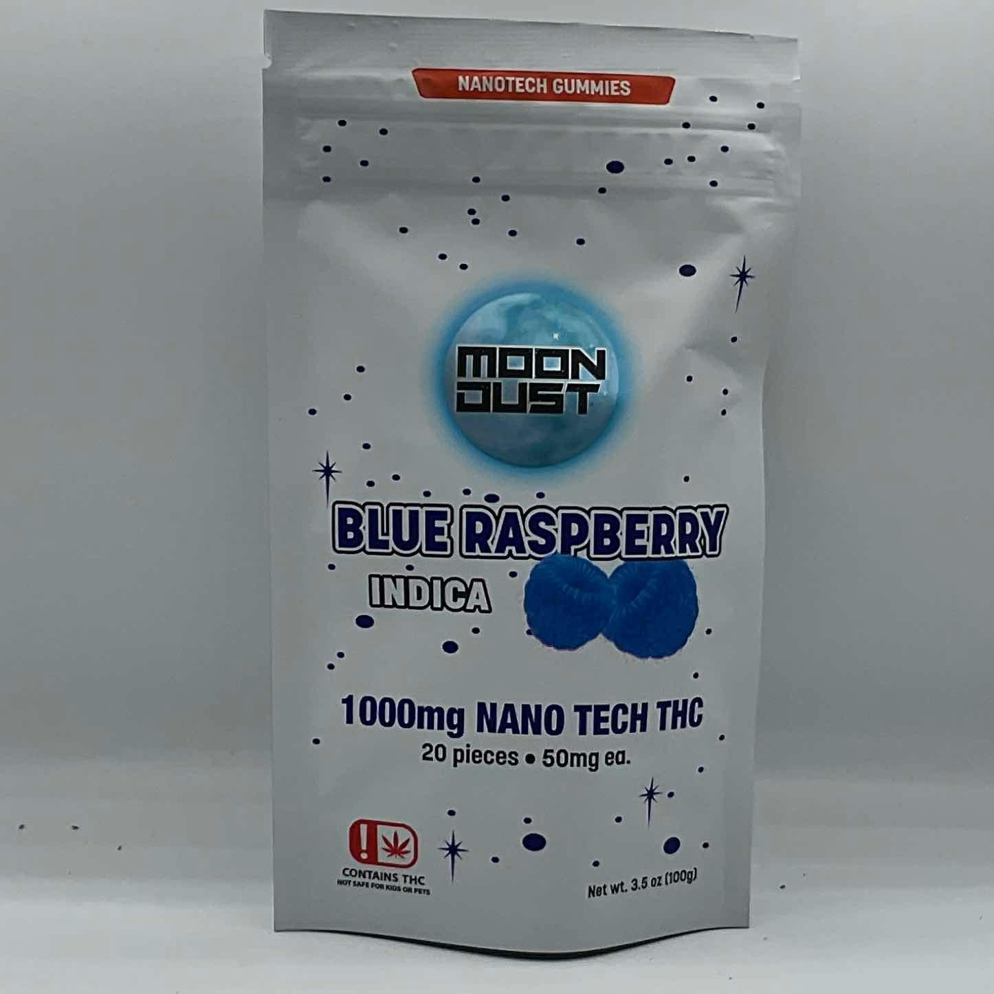 Moon Dust Nano Gummies - 1000mg - Blue Raspberry