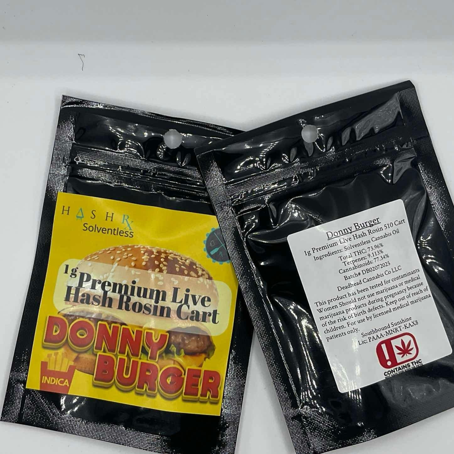 1g Donny Burger 510 Rosin Cart