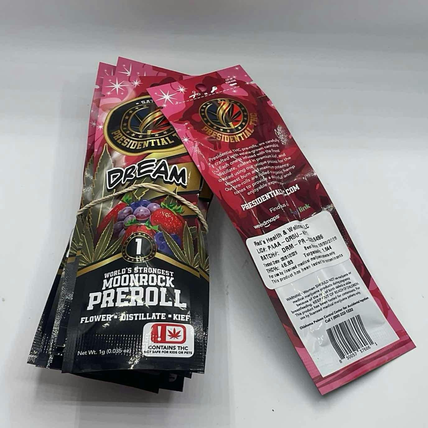 Dream | Moon Rock Preroll Infused Joint | 1g