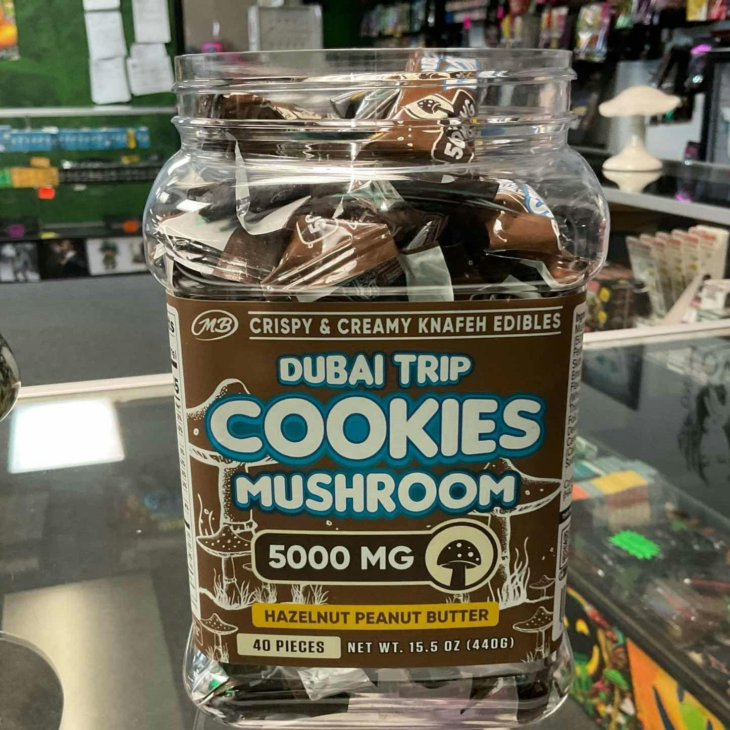 Hazelnut PB mushroom cookies
