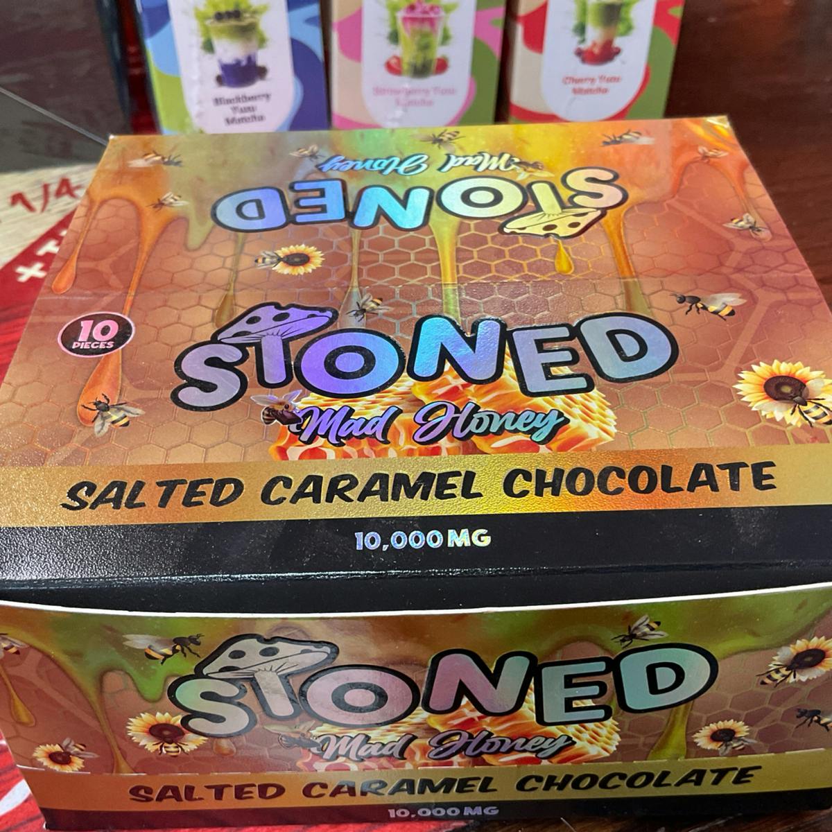 STONED MAD HONEY SALTED CARAMEL CHOCOLATE