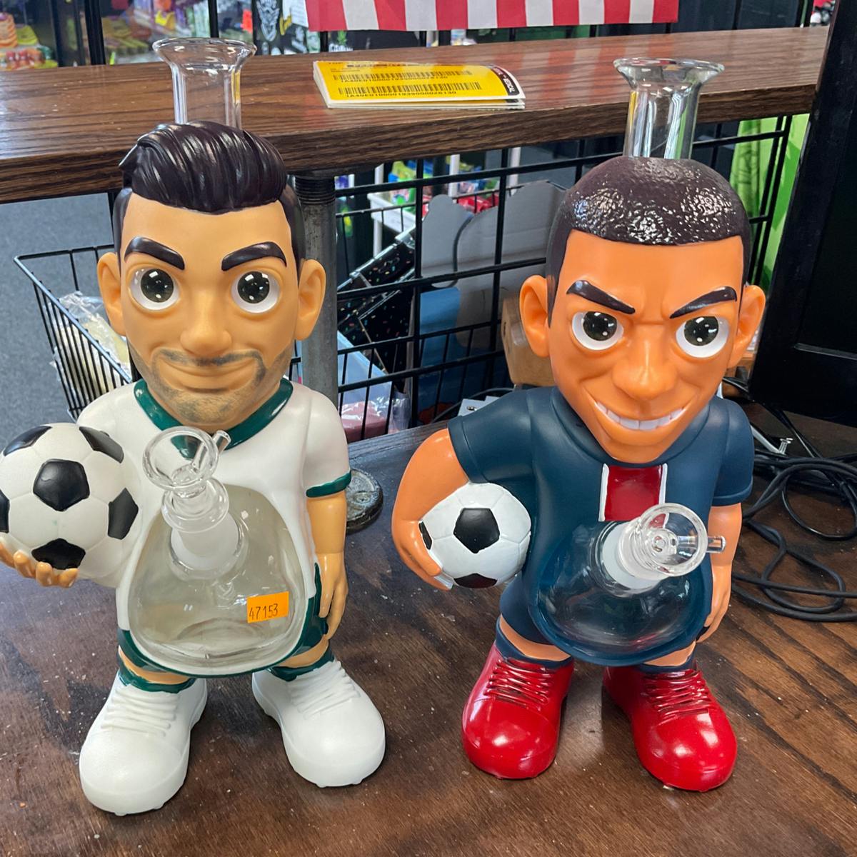 Soccer player bong