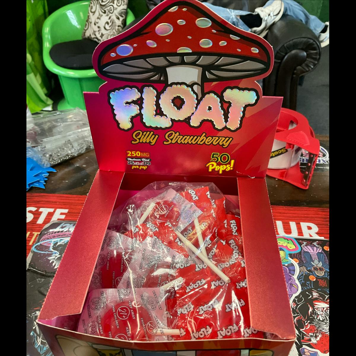 float silly strawberry