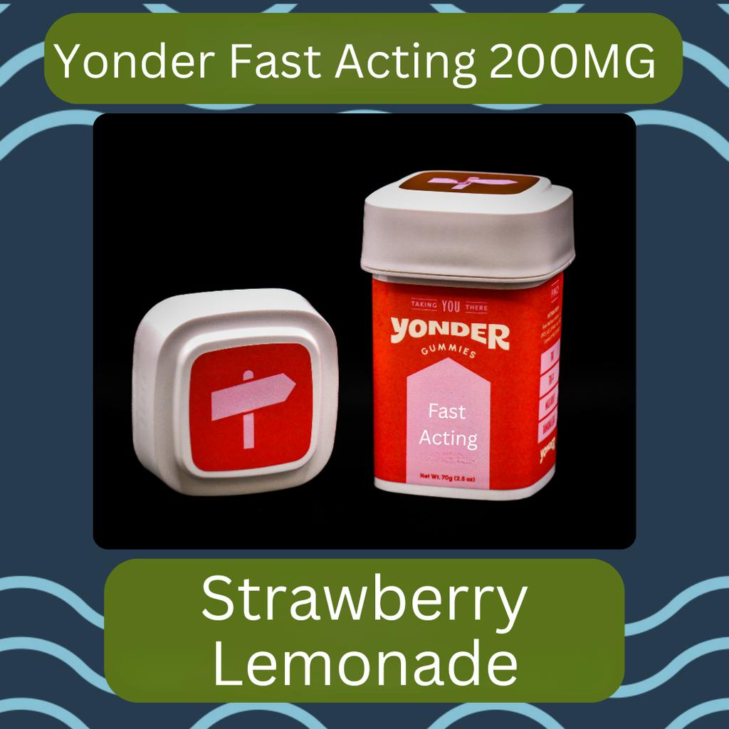 Yonder | Strawberry Lemonade | 200mg Fast-Acting Gummies 10pk by Yonder