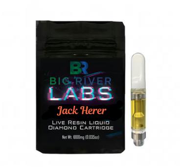 Big River Vape Cart | Jack Herer | Liquid Diamond | Live Resin 1g Cart