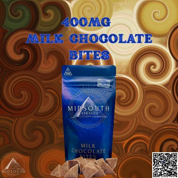 Mid South Extracts Milk Chocolate Bites 400mg [10 pcs]