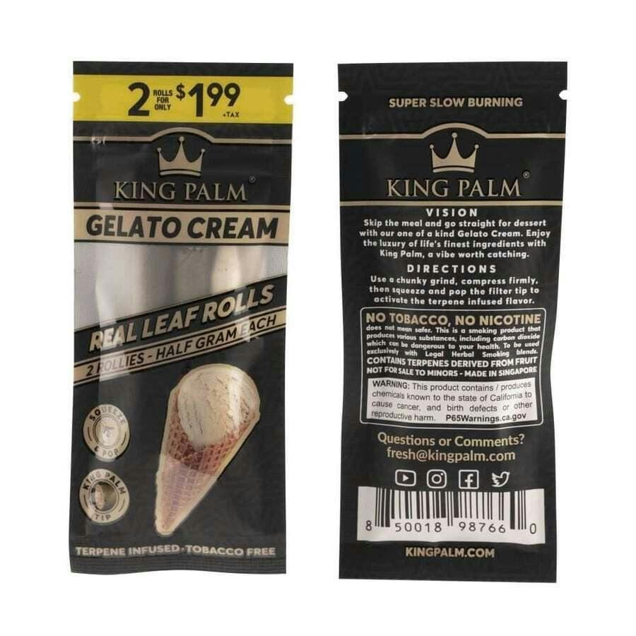 King Palm Gelato Cream Rollie Pre-Rolls