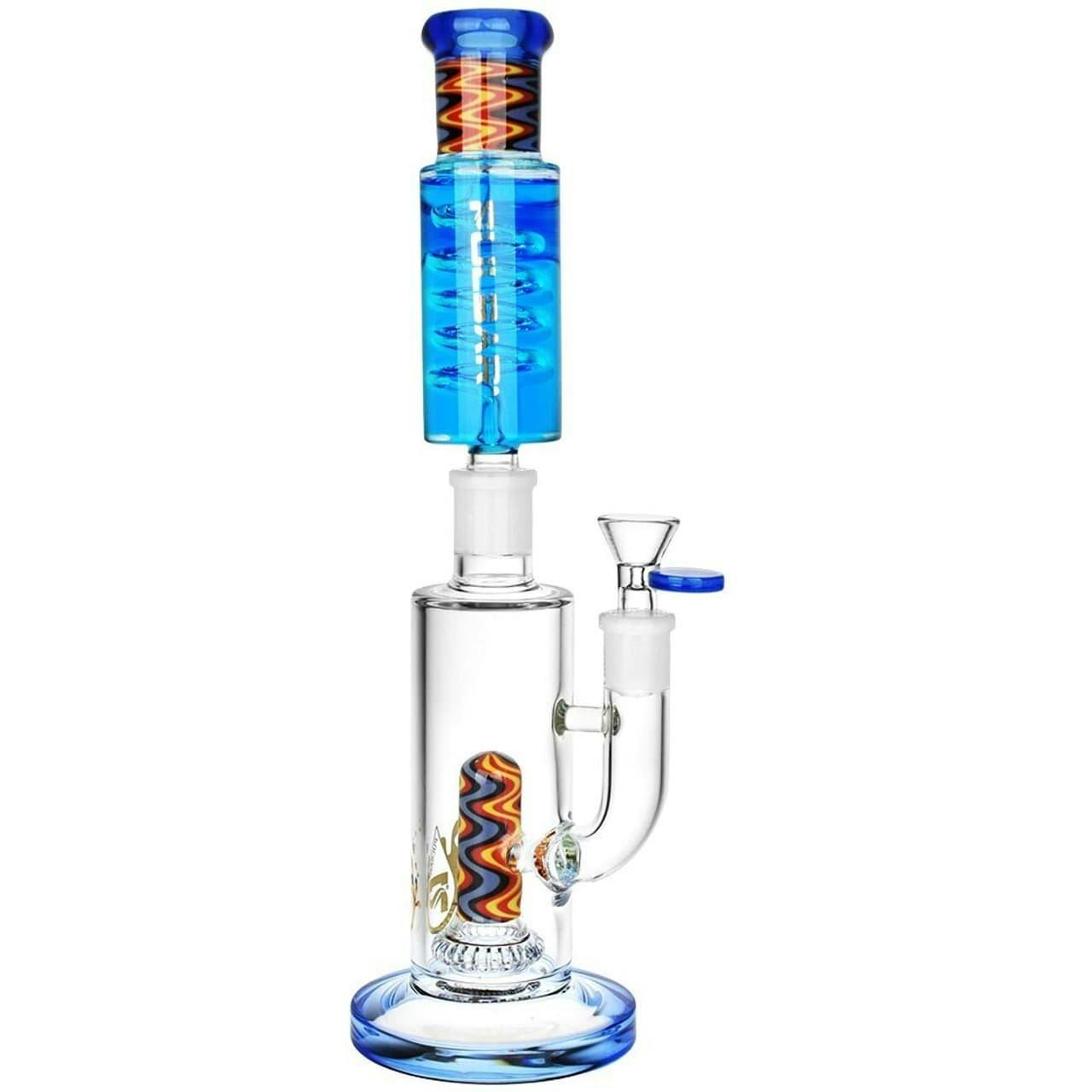 Pulsar Stackable Glycerin Water Pipe - Blue