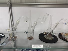 @infinityGlass - 3 set Wig Wag bottles - Local Glass