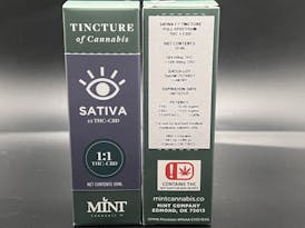 MINT - Tincture Full Spec - 1:1 Sativa