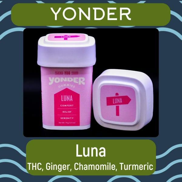 Luna Peach 100mg Gummies - Yonder