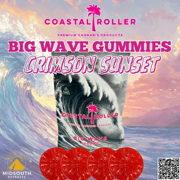 Crimson Sunset Coastal Roller