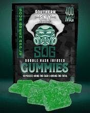 Sour Green Apple 400mg Bubble Hash Infused Gummies - SOG