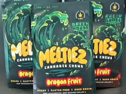 Dragon Fruit 100mg Rosin Chew - Meltiez