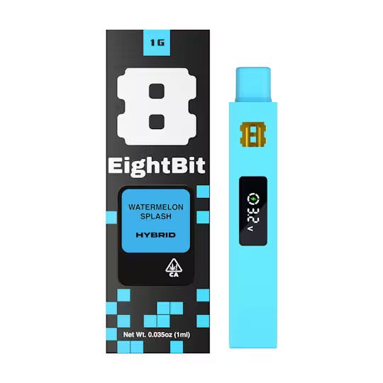8-Bit Buds "Rosin Infused" 1G AIO - Watermelon Splash
