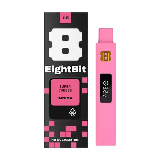 8-Bit Buds "Rosin Infused" 1G AIO - Super Cheese