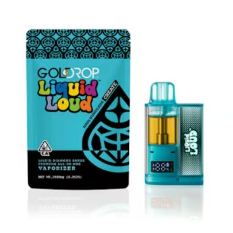 GoldDrop - Liquid Loud Diamonds AIO Vape Abuela Concha - 1.5 g