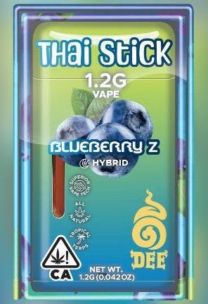 Dee Thai: Blueberry Zkittlez Thai Stick