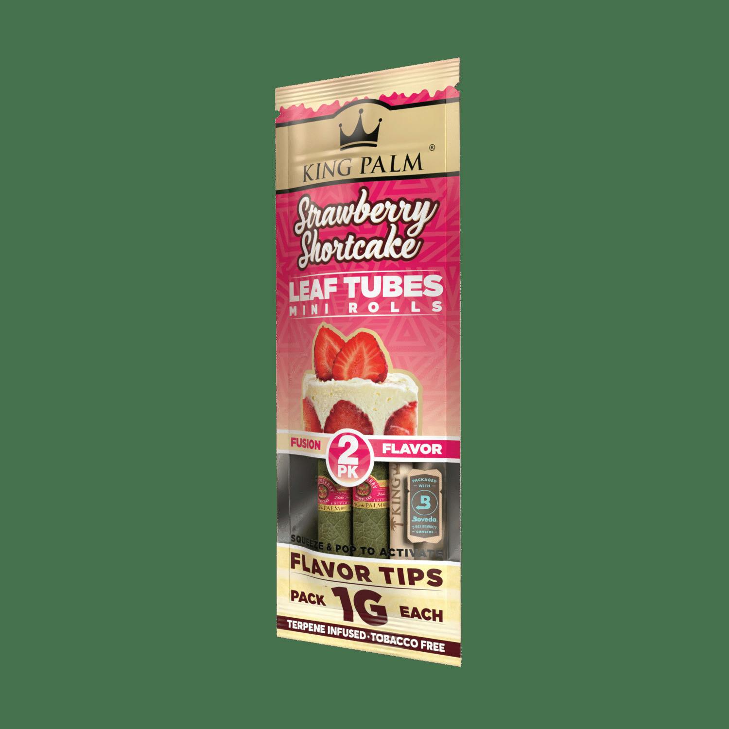 King Palm - Mini Wraps - 2pk - Strawberry Shortcake