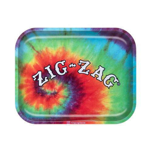Zig Zag - Rolling Tray - LG - Tie Dye