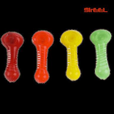 3.5" Swirl Glass Hand Pipe - Assorted Colors
