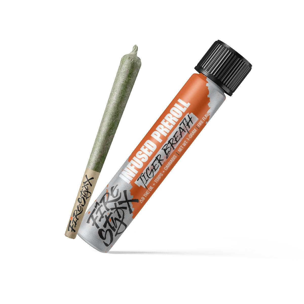 Fire Styxx - Infused Pre-roll 1g - Tiger Breath
