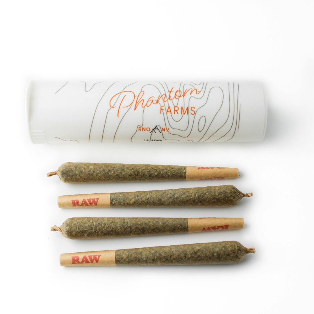 Lemon Batter [1g] | Phantom Farms - 4 Pack Pre Roll