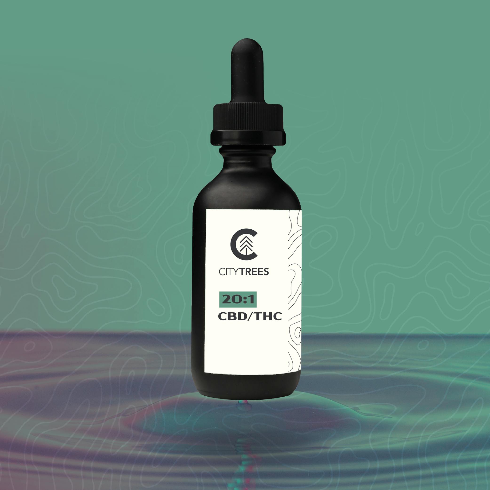 20:1 MCT Oil Tincture [30ml] (5000mg CBD/250mg THC) | City Trees - Tincture