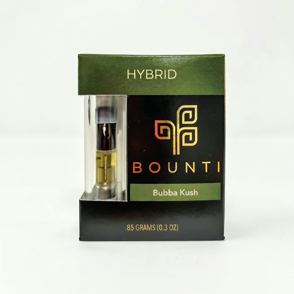 Bubba Kush [.85g] | Bounti - Cartridge