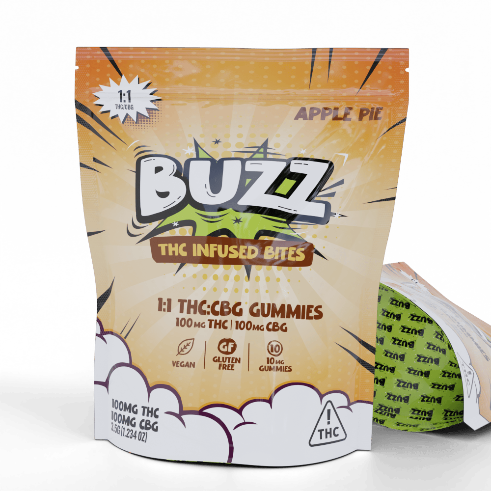 1:1 Apple Pie [10pk] (100mg THC/100mg CBG) | Buzz - NV - Gummies