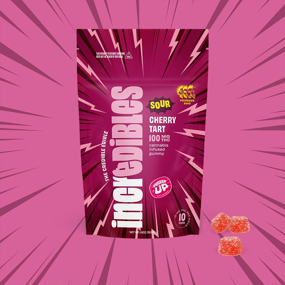 Sour Cherry Tart [10pk] (100mg) | incredibles - Gummies