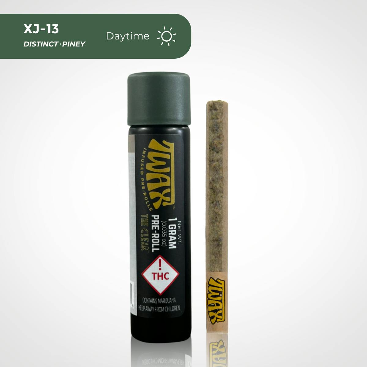 The Clear TWAX Infused Pre-roll 1g | XJ-13 | CLEAR Brands - Twax Infused Pre-roll