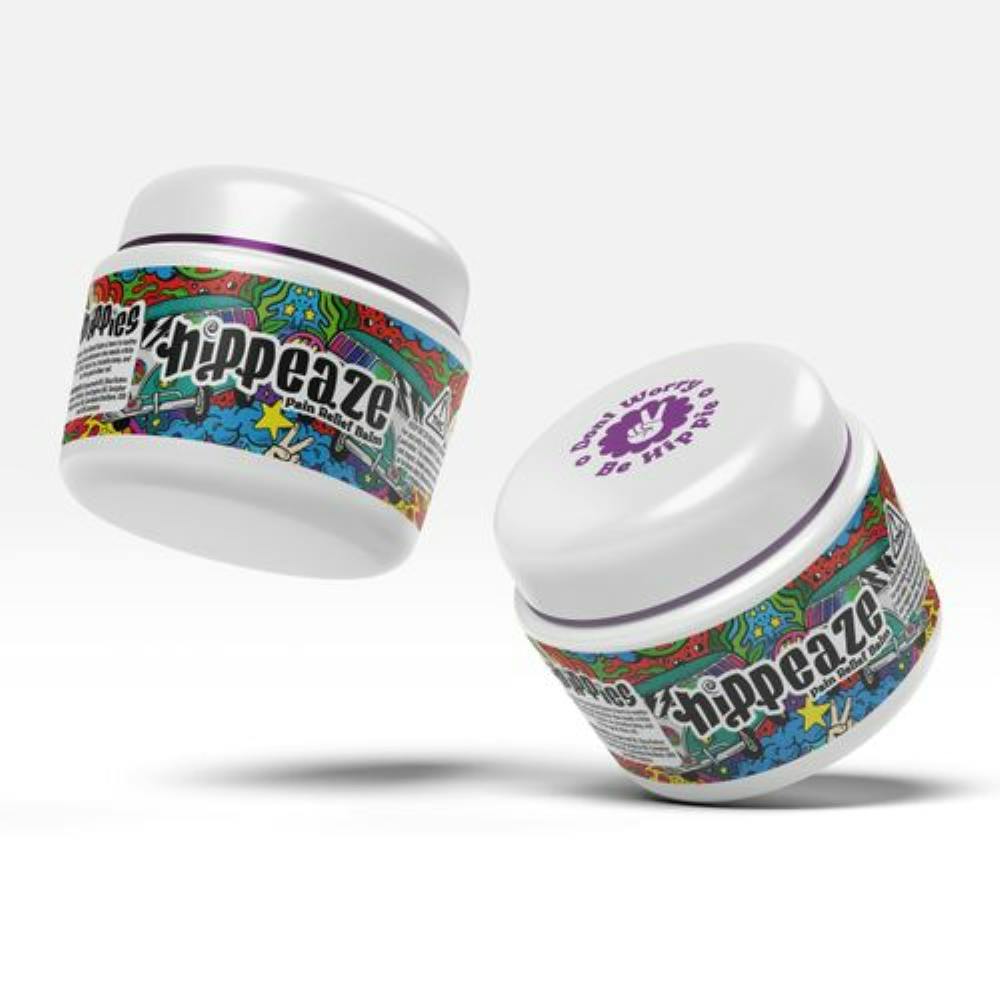 Hippeaze Pain Balm [2oz] (200mg THC) | Hippies - Pain Relief Balm