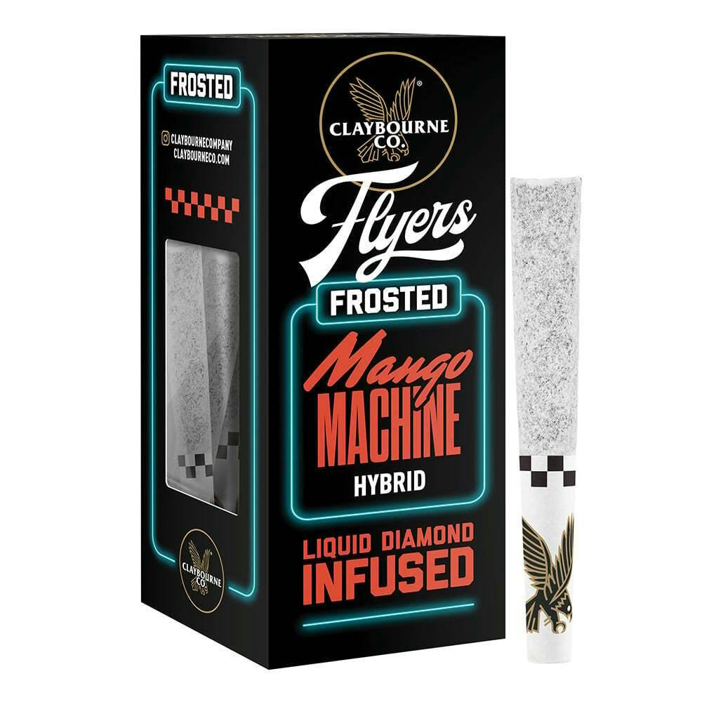 Lemon Cherry Gelato (1.5g) - Diamond Frosted Flyers Pre-Rolls | Claybourne - Frosted Flyers 3-Pack