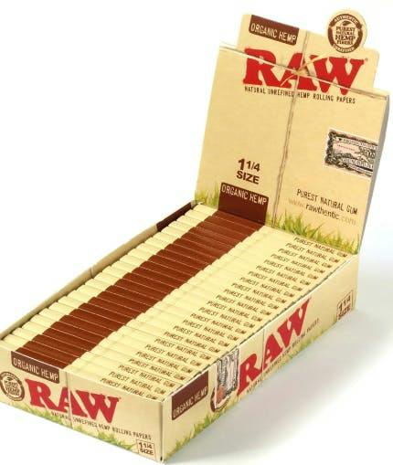 Raw - 1 1/4 Organic Hemp Papers - 1 1/4 Organic Hemp Papers