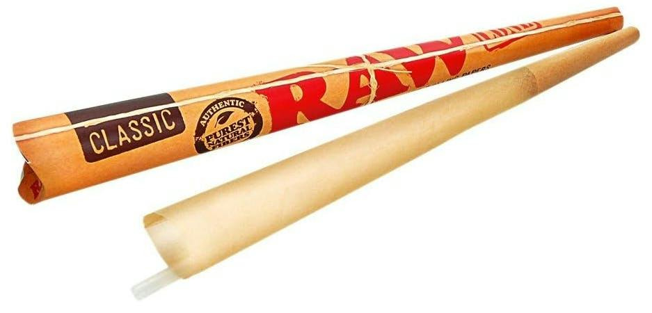 Raw - Paper Cones - Emperador 1PK 8in