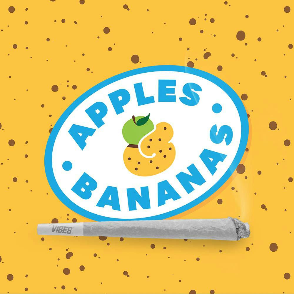 Cookies Apples & Bananas Infused Pre-Roll Pack 1g