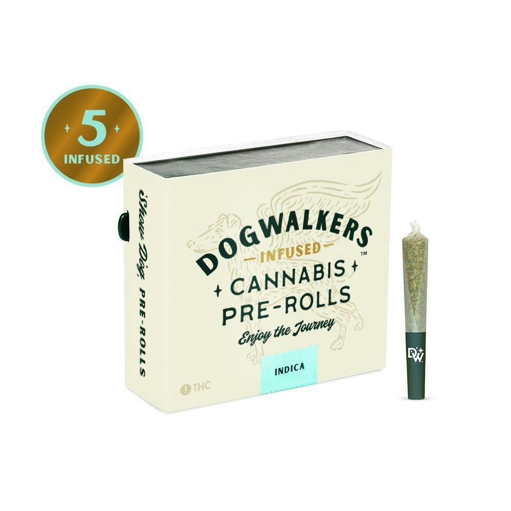 Dogwalkers Sour Diesel Infused Pre-Roll Pack 5pk | 2.25g